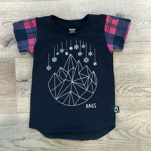 Rags to Raches holiday geostar shirt 18-24m